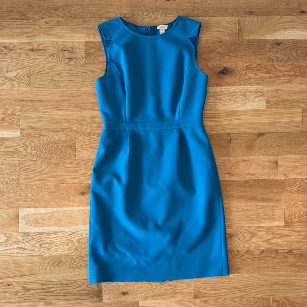 J. Crew Vibrant Blue Dress